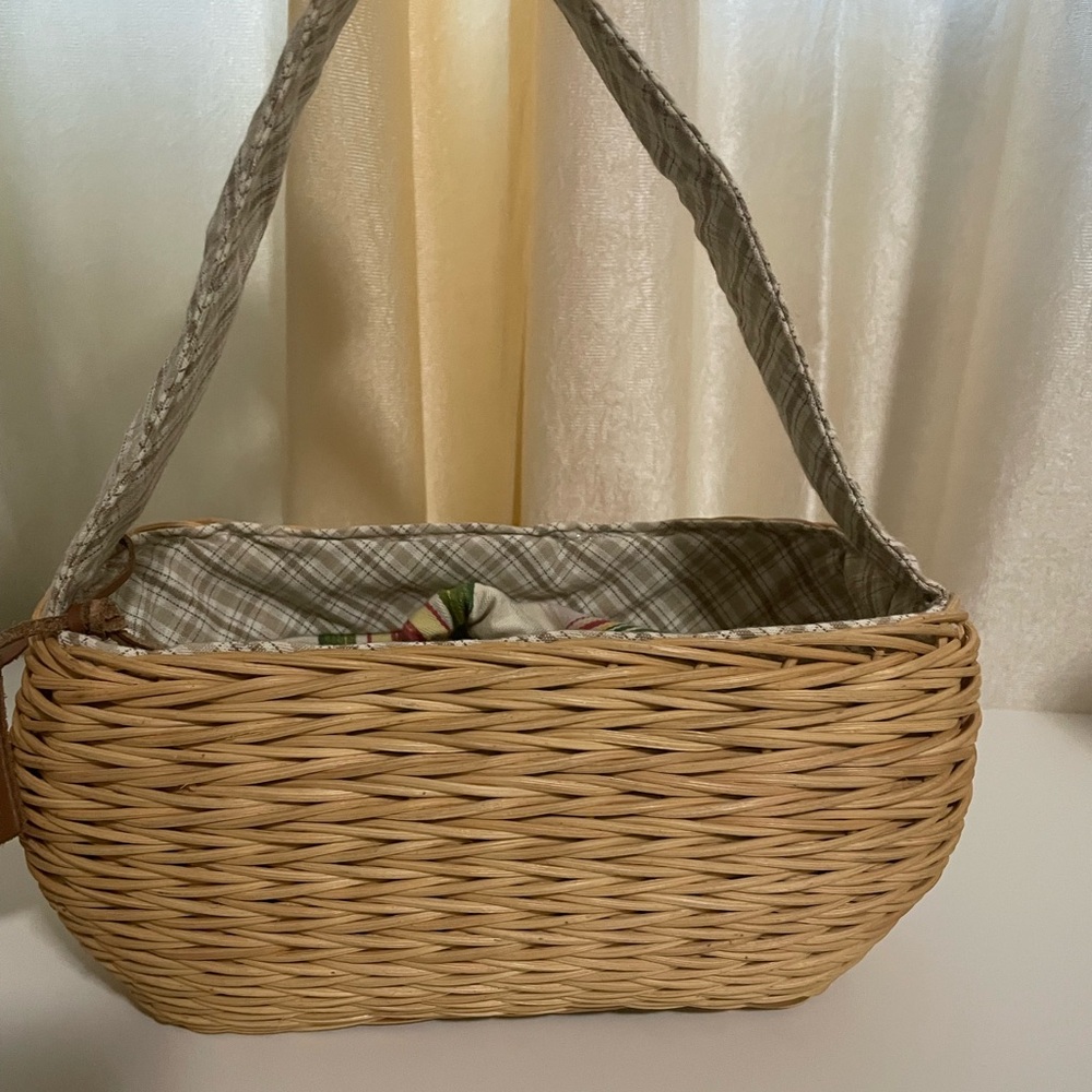 Bath&Body Works‎ Woven Tan Basket Bag - Picture 5 of 11
